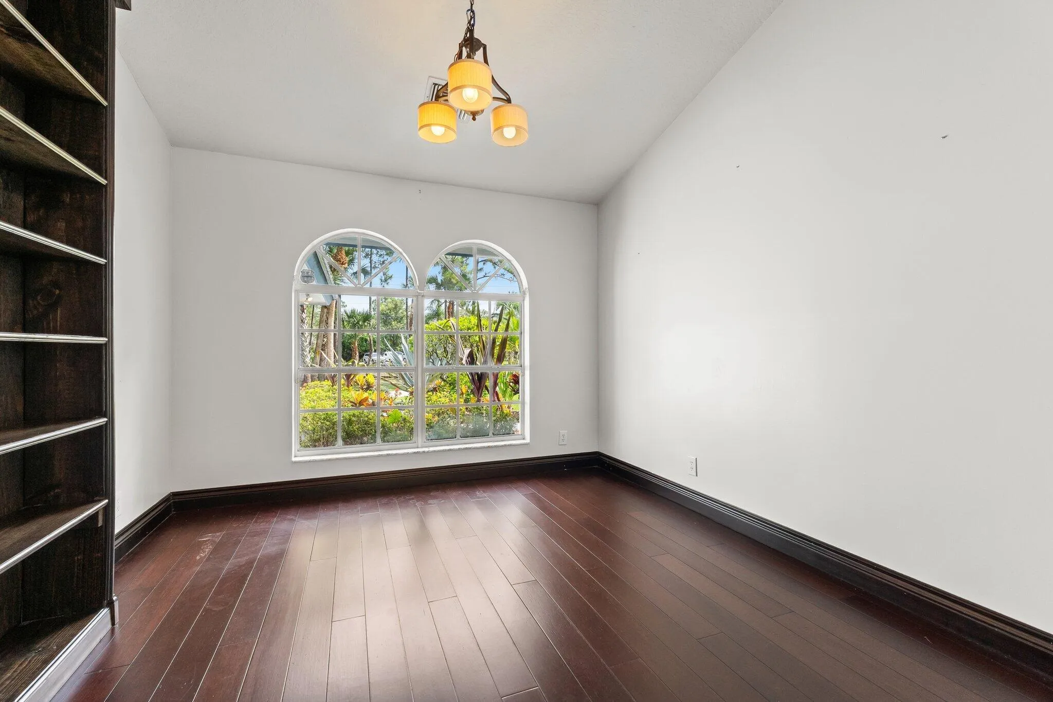 Study with arched windows