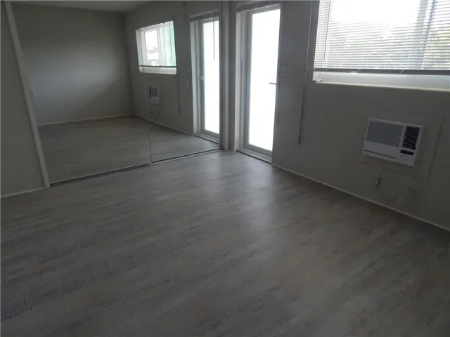 Bedroom with large closet