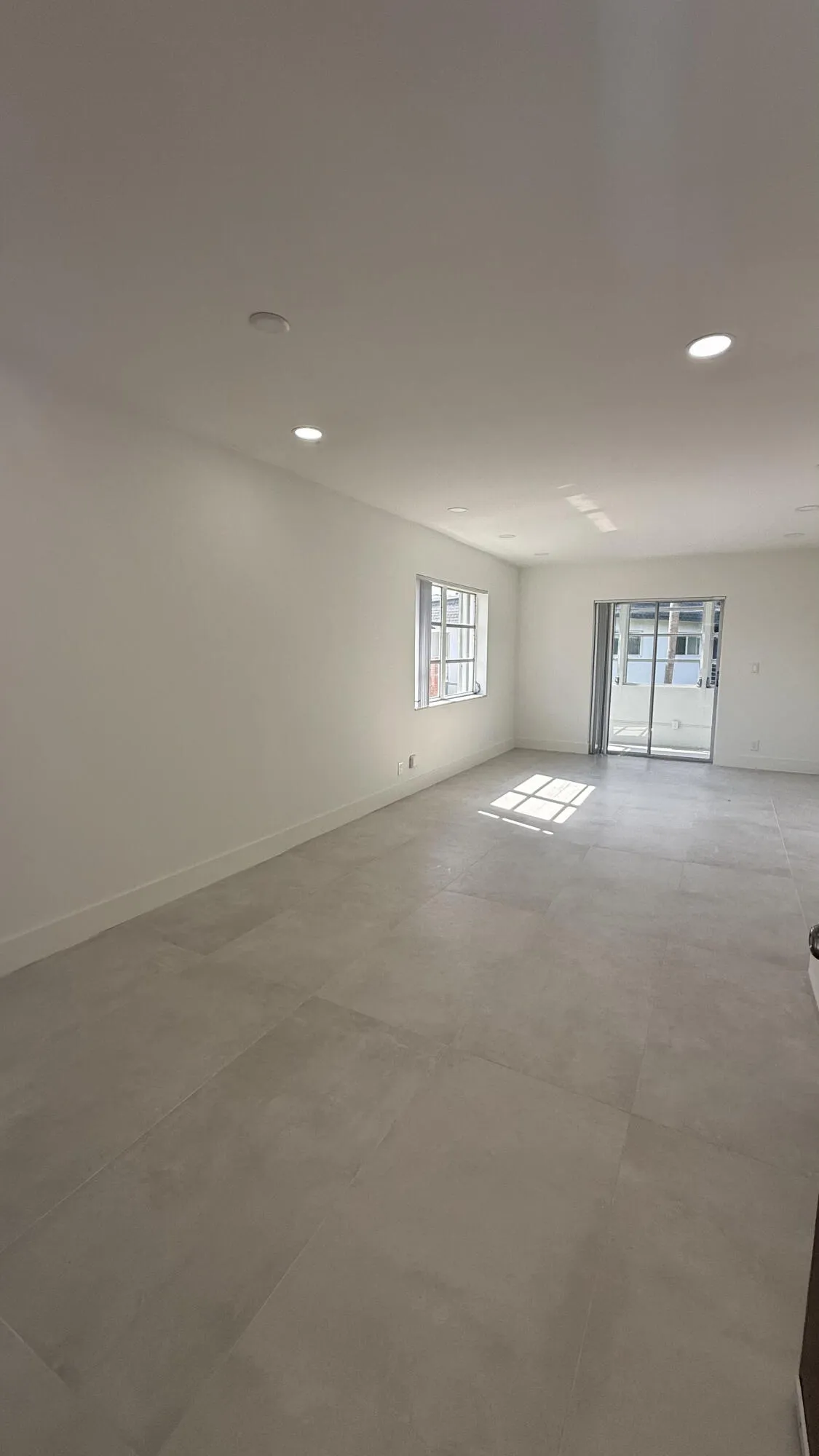 View from the front door - Dining and Living room