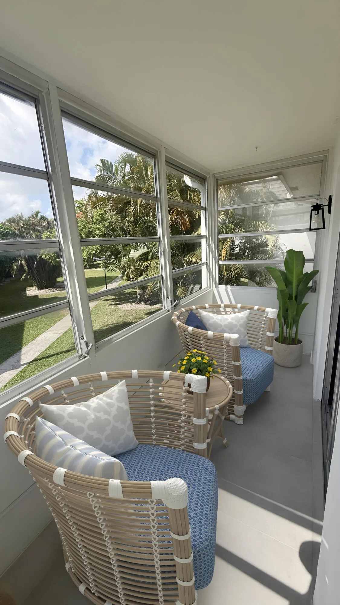 Staged Balcony