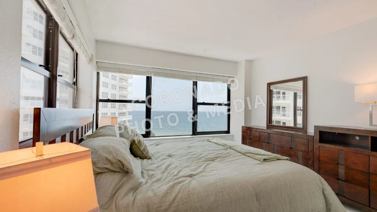 bedroom staged