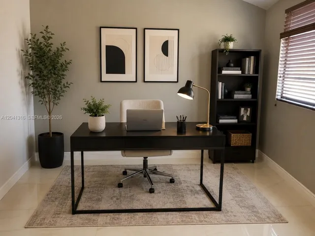 4th Bedroom/ Office - AI Furnished