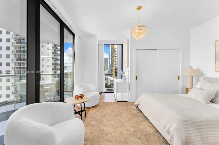 Guest Bedroom with City Views