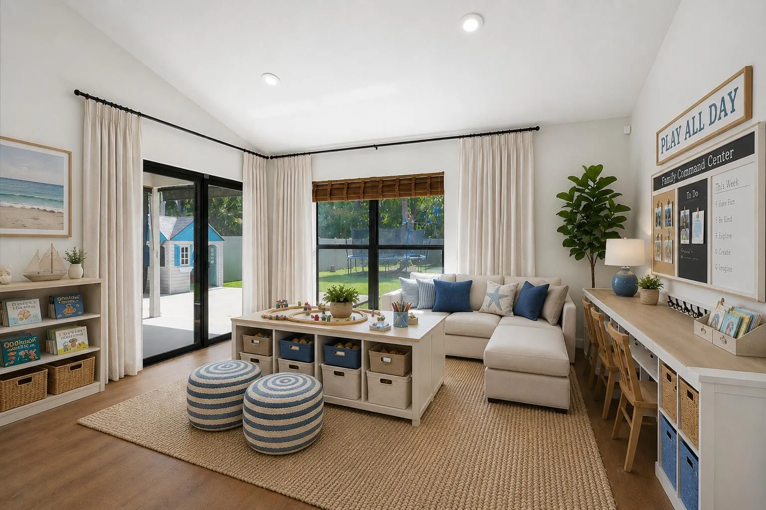 Virtually Staged Play Room