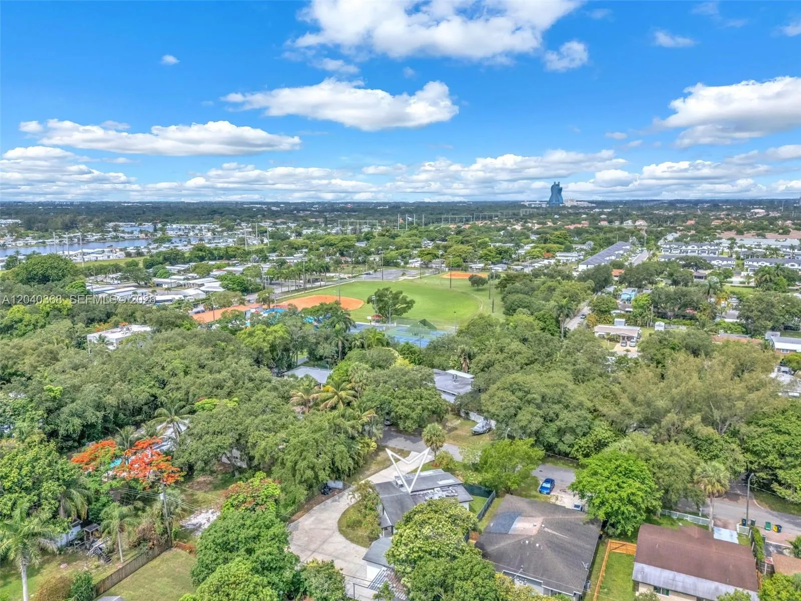 ~2–3 miles from the Seminole Hard Rock Hotel & Casino