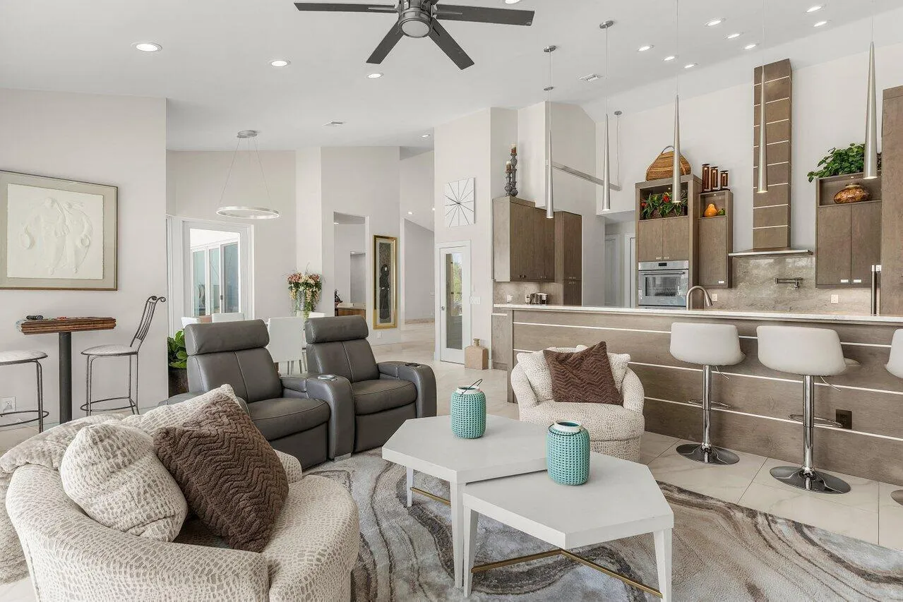 Family room off kitchen