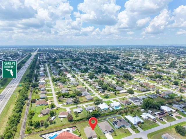 Panoramic to South
