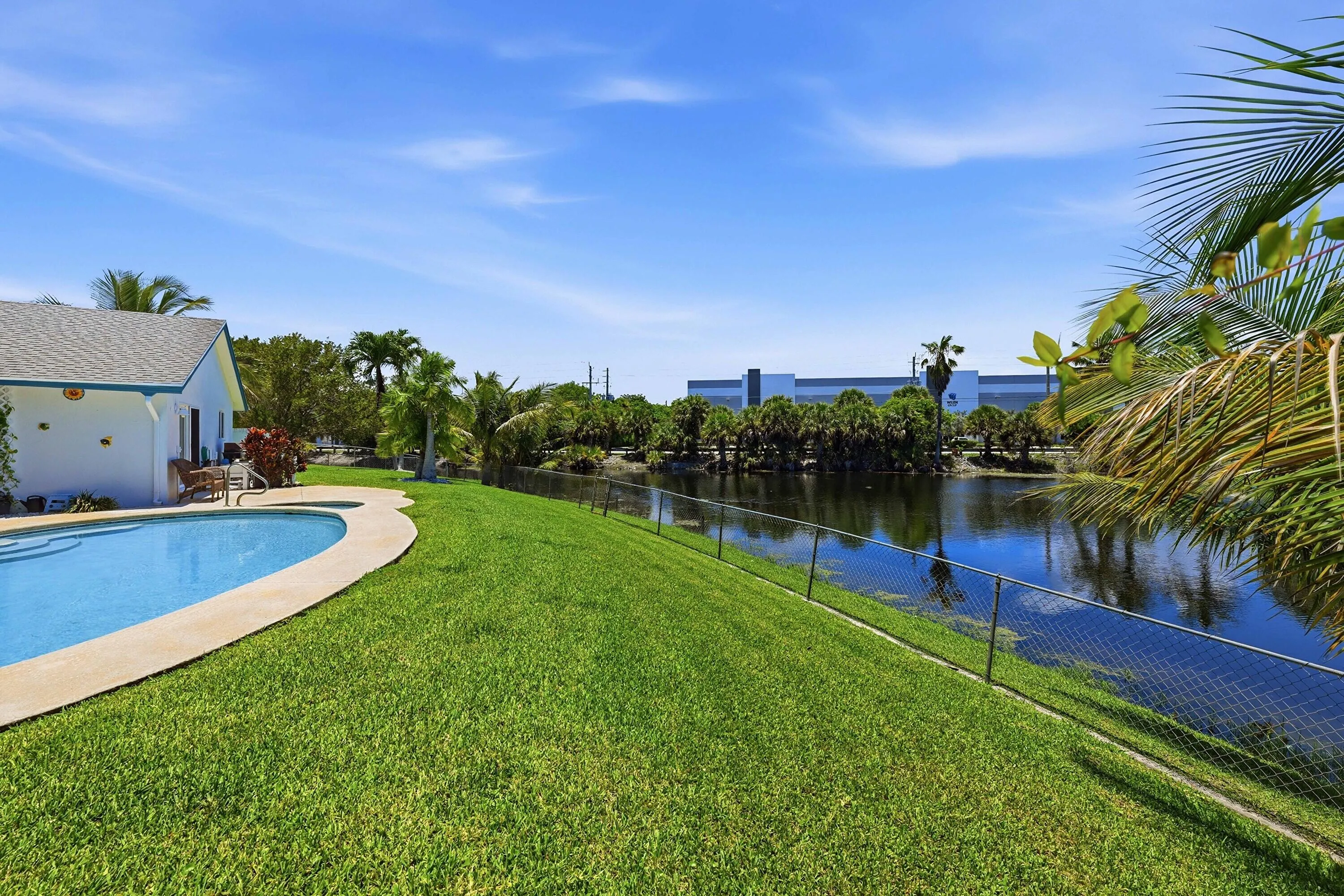 Backyard view