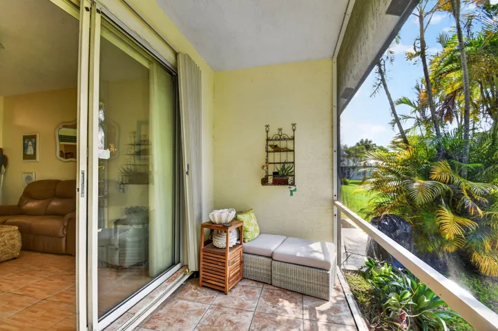 Porch, open to living room