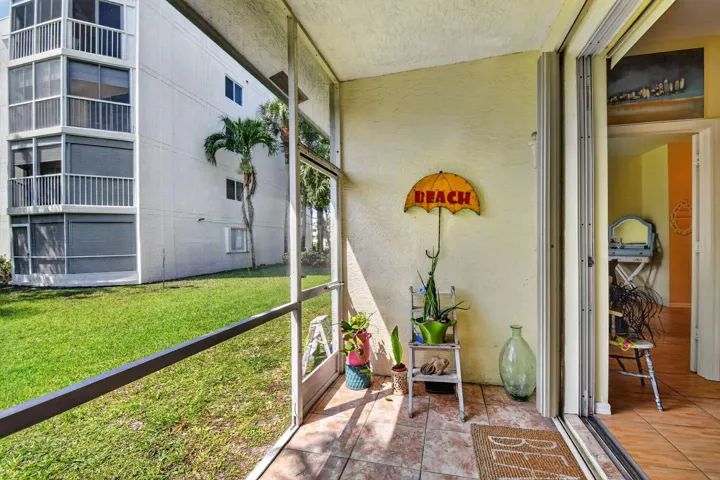 Porch, open to living room