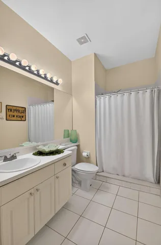 Primary bath with step in shower