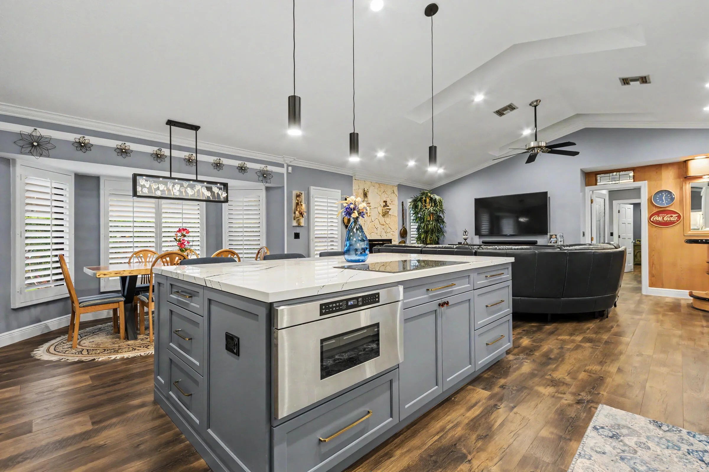 Updated Modern Open Kitchen