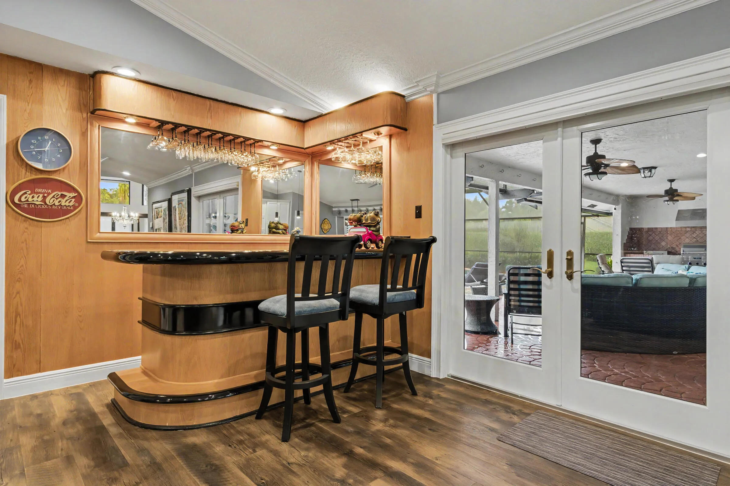 Built in Beautiful Bar area