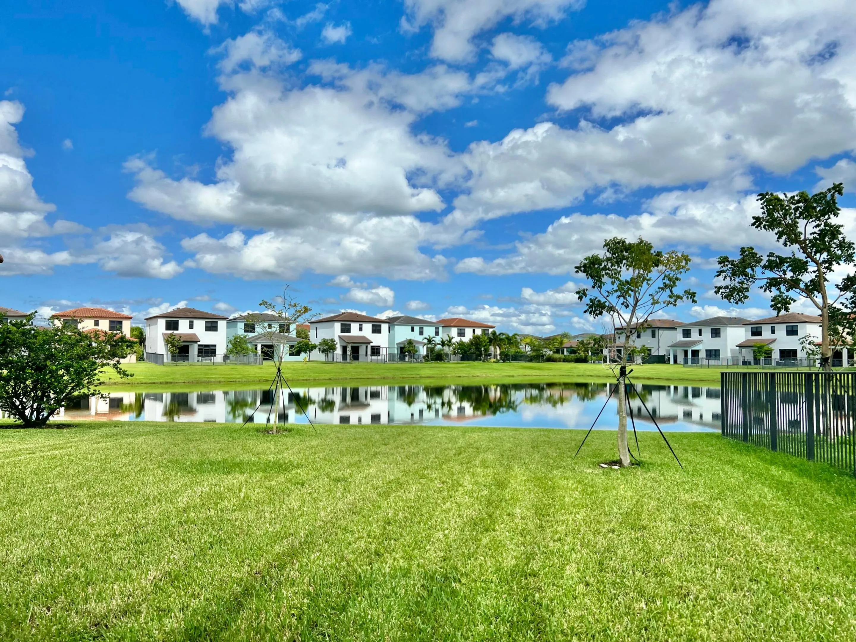 Private backyard