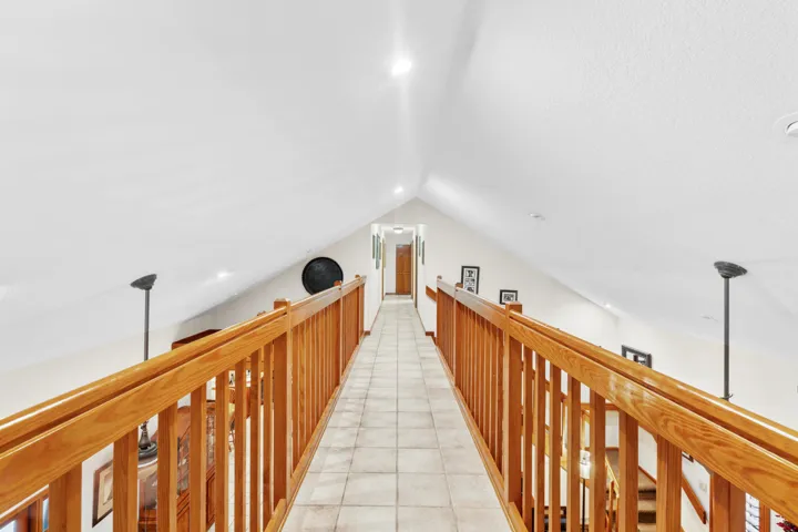 Walkway to office and guest wing