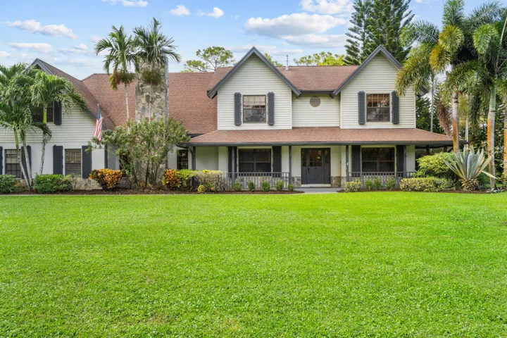 Colonial Style home with front porch