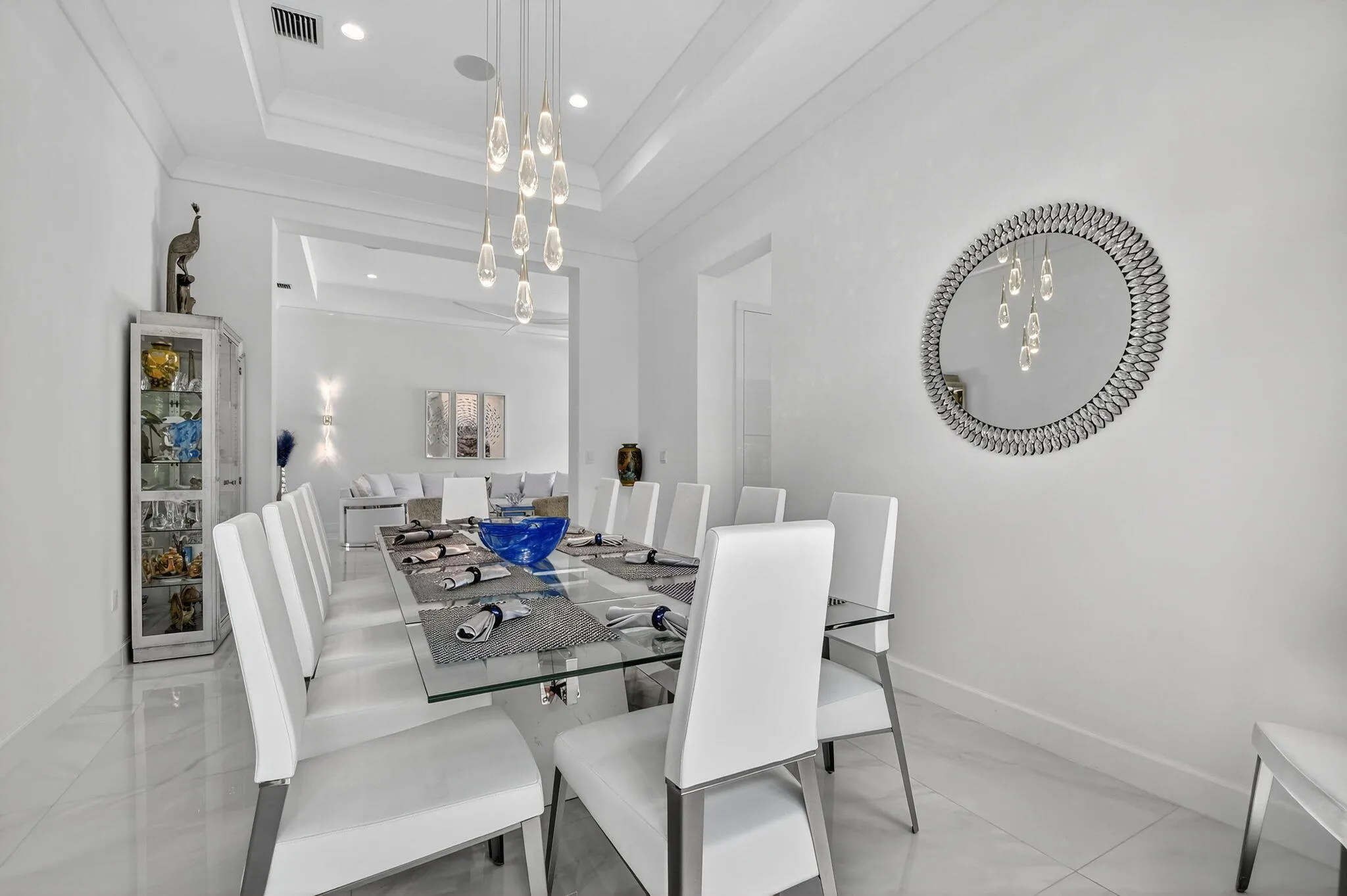 Formal Dining Room or Flex Room w/ Swarovski Chandelier