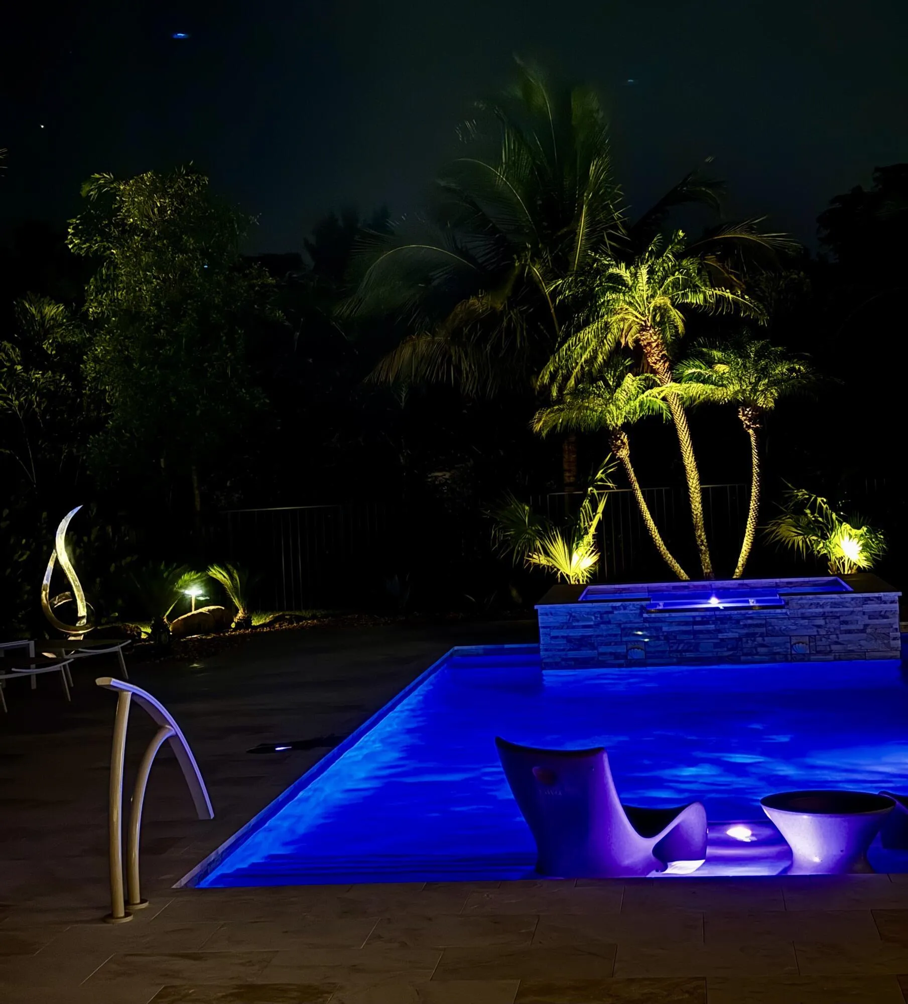 Backyard Night Photo