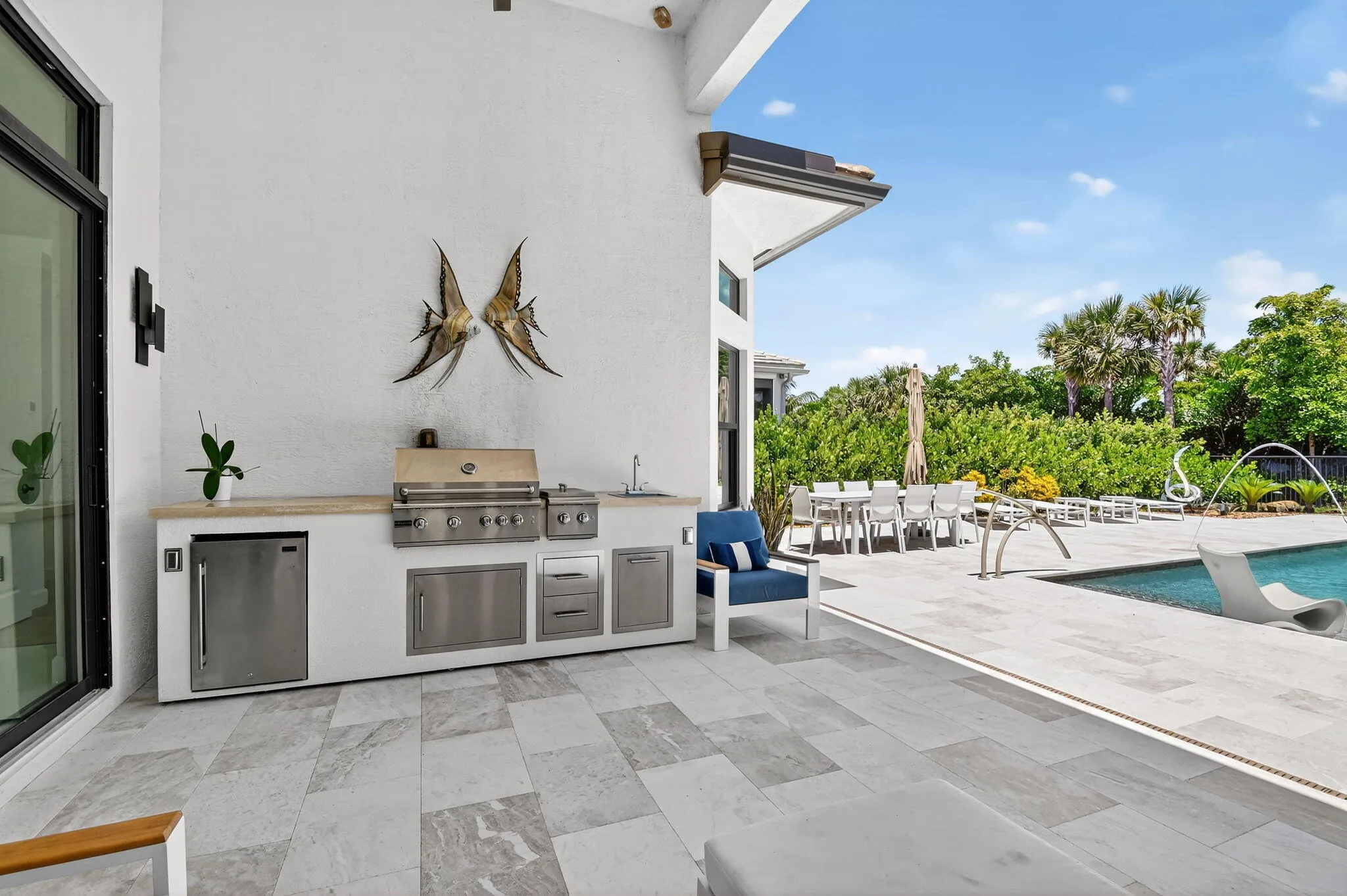Private Back Patio