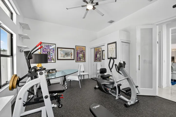 Club Room upgraded to office/home gym/bedroom