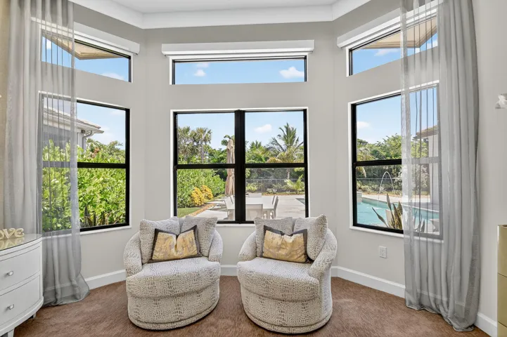 Bay Window View from Main Bedroom