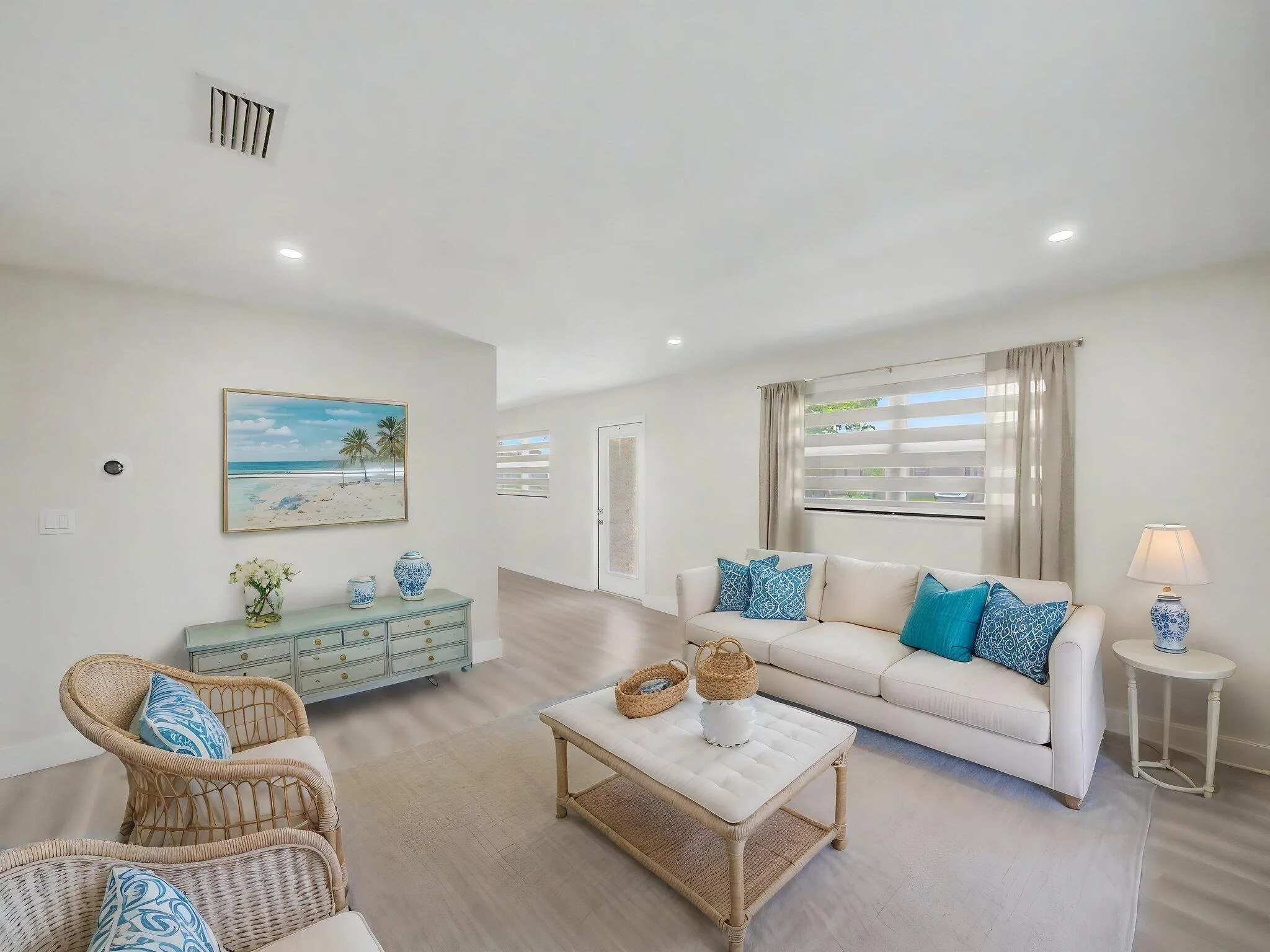 Virtually Staged Living Room