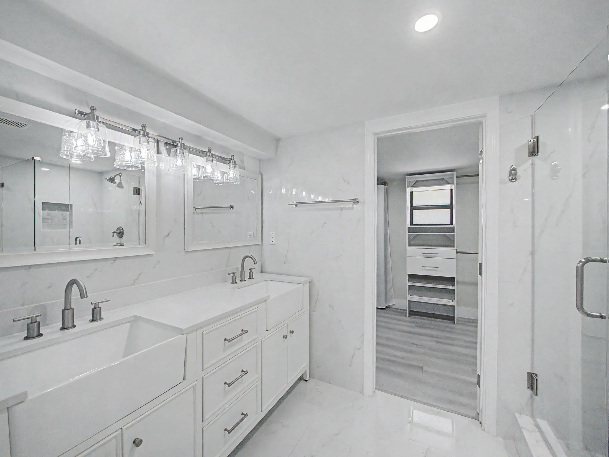Primary Bathroom to Walk in Closet