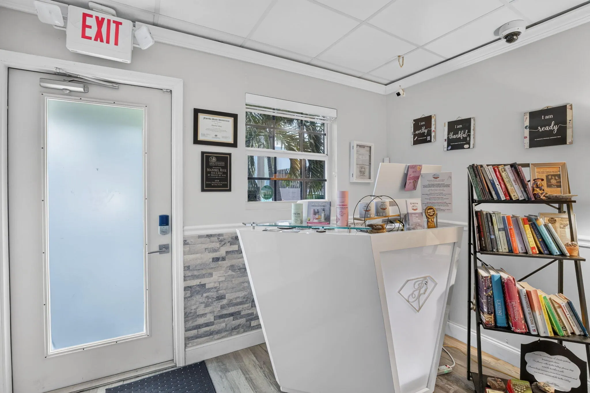 Front Desk of Spa