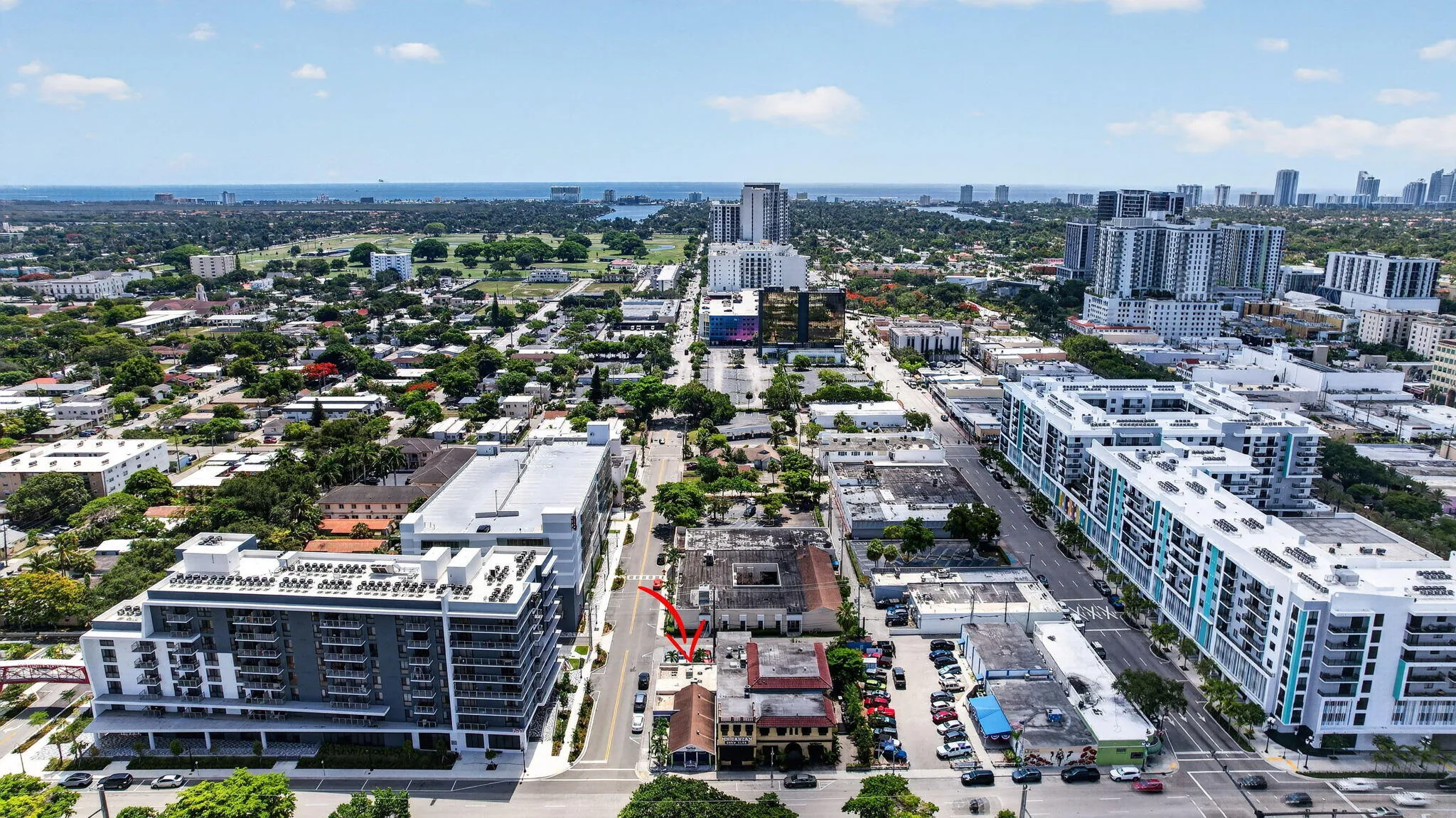 East Aerial View