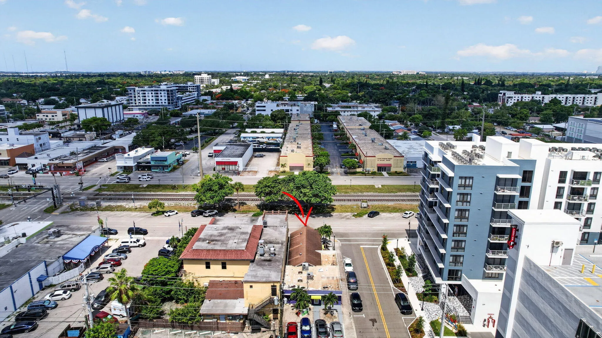 West Aerial View