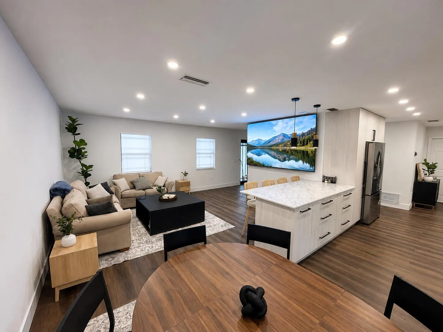 living room dining