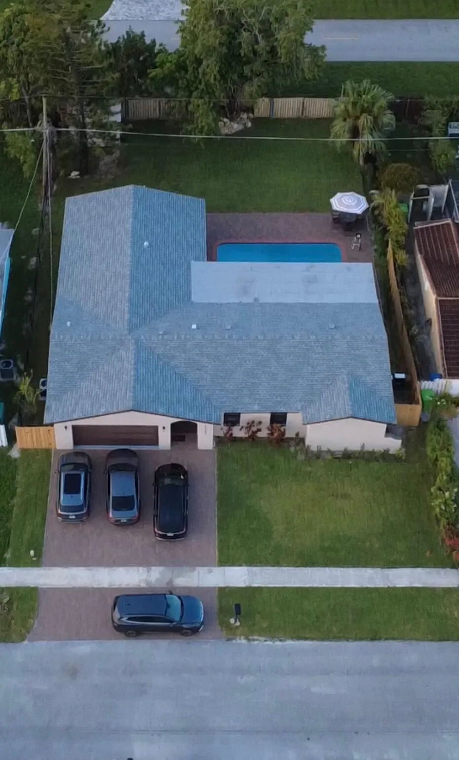 FRONT OF HOUSE AERIAL VIEW