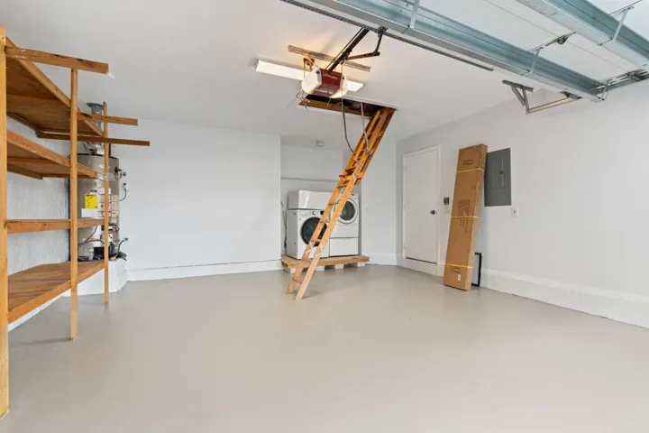 Pull down stairs for attic storage