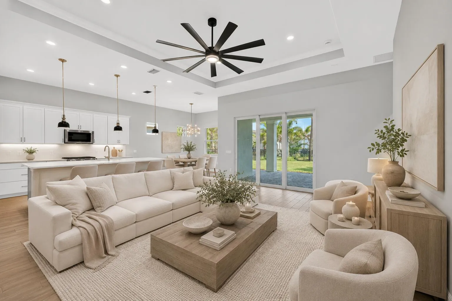 LIVING ROOM • Staged