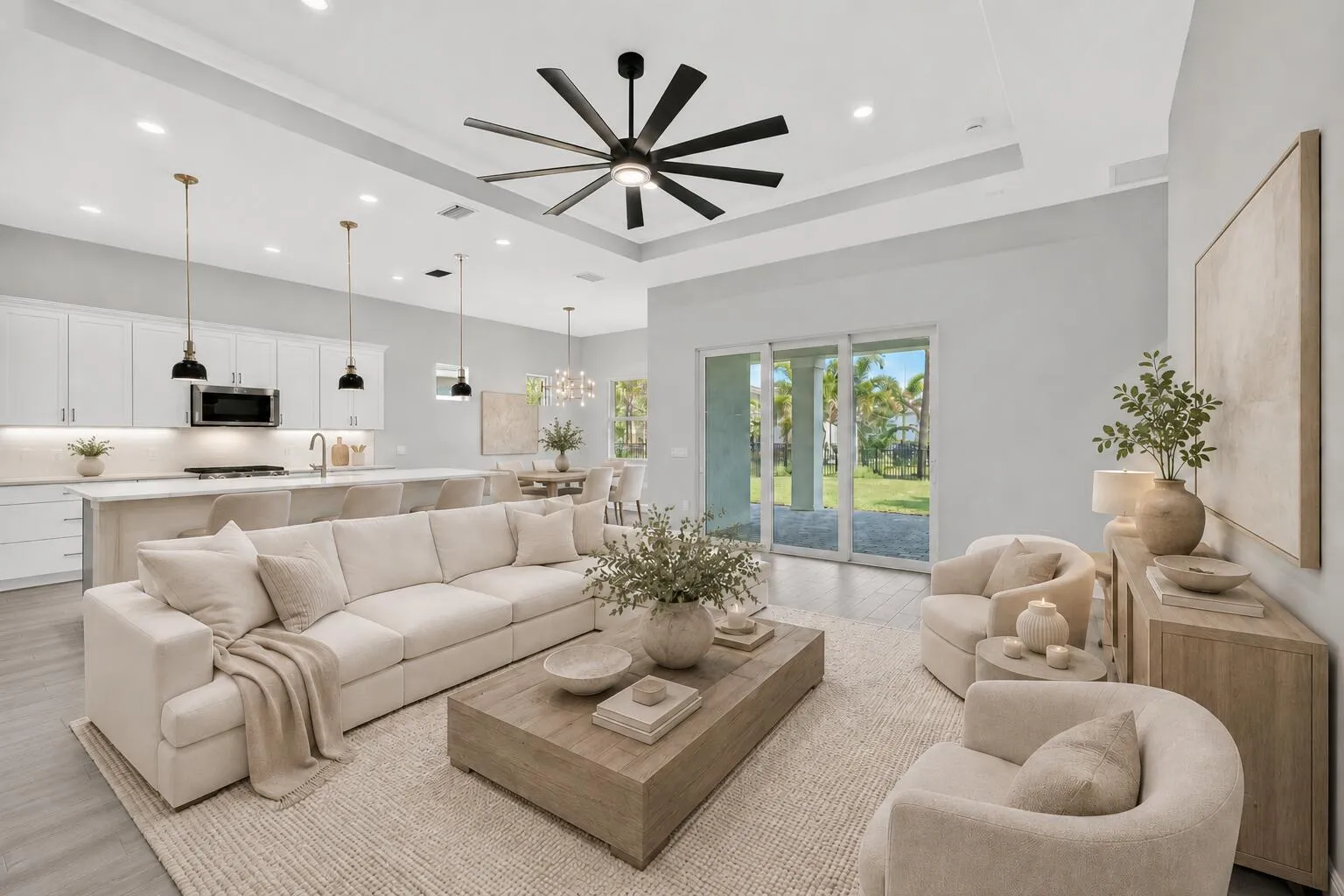 LIVING ROOM • Virally Staged