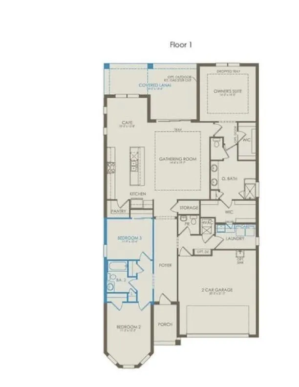 FLOOR PLAN • 12525 TRIUMPH LANE, PBG