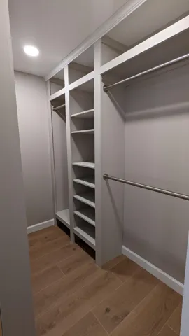 Primary walk in closet
