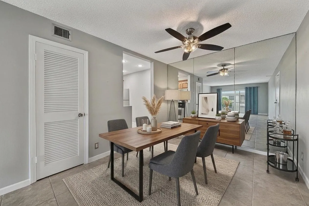 Dining Room staged