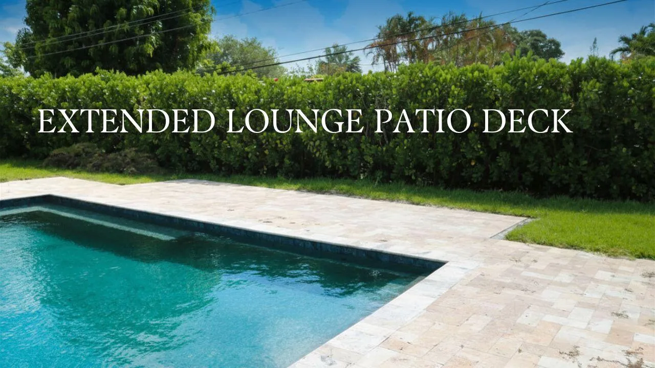 Extended lounge deck
