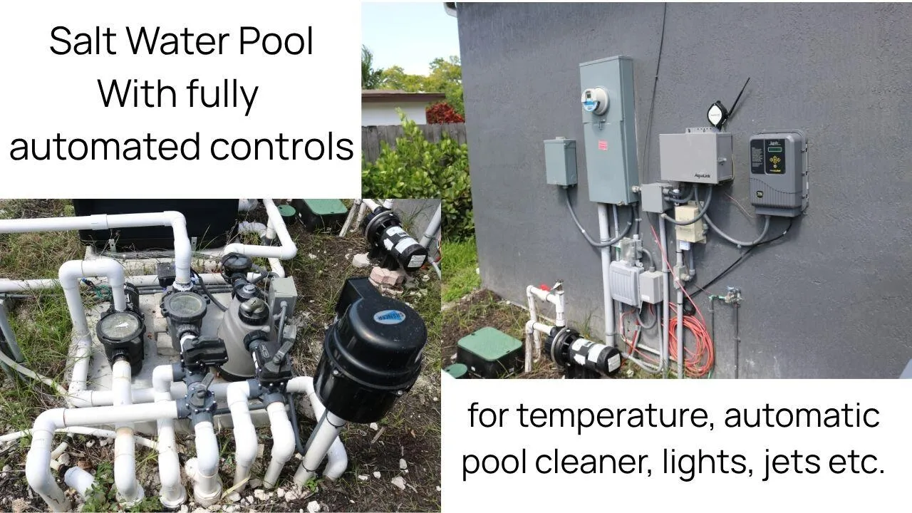NEW SALTWATER POOL EQUIPMENTRecently upgraded saltwater pool equipment helps ensure efficient operation, lower maintenance, and year-round enjoyment. Wilton Manors home for sale, heated saltwater pool, smart home, vacation rental, South Florida living, move-in ready home, pool home, luxury primary suite, chef's kitchen, energy-efficient home.