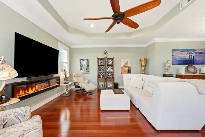 tv and fireplace stay