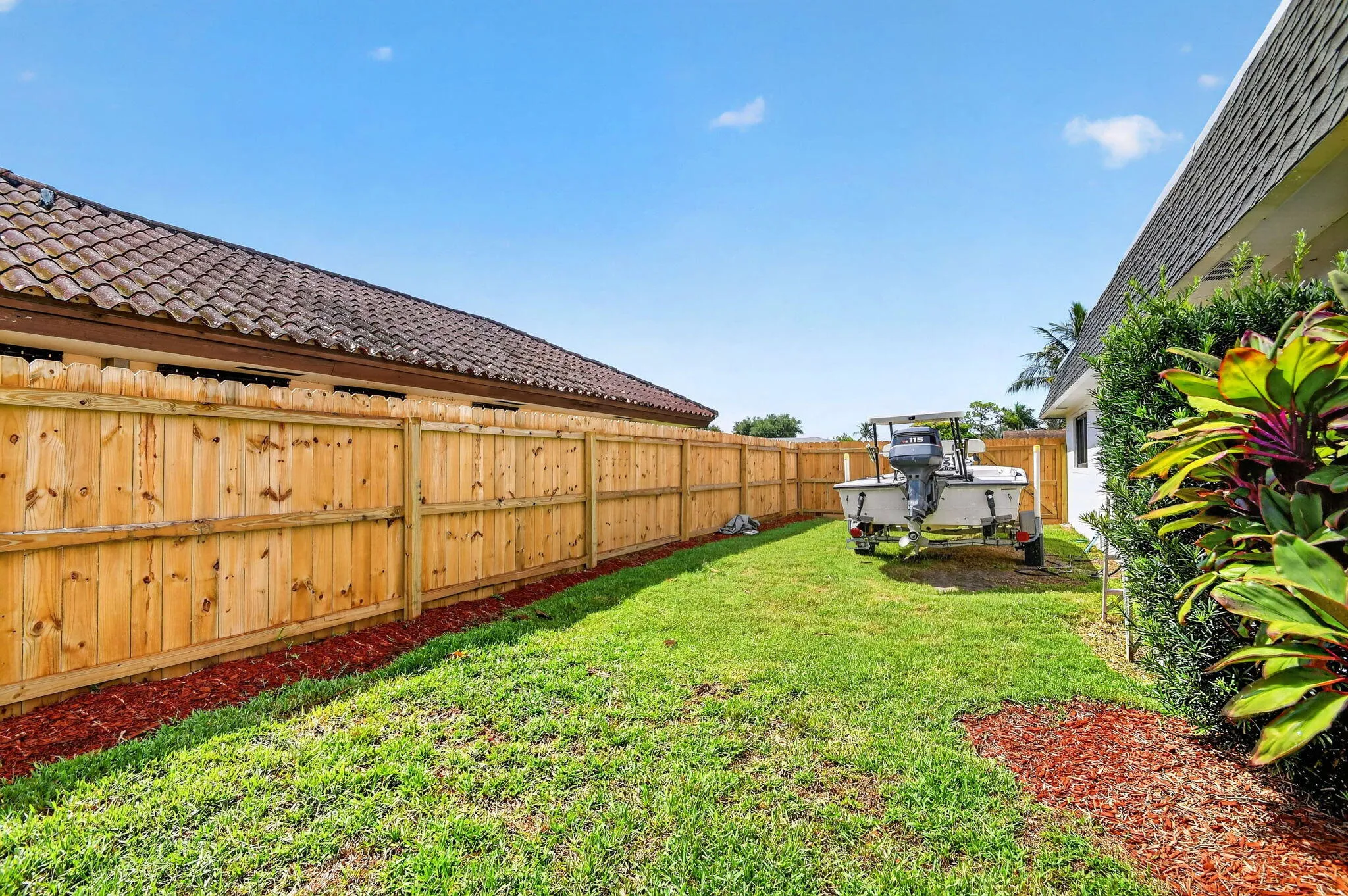 Side Yard for Storage