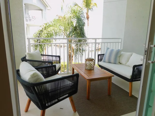 Patio Seating off Living Area...