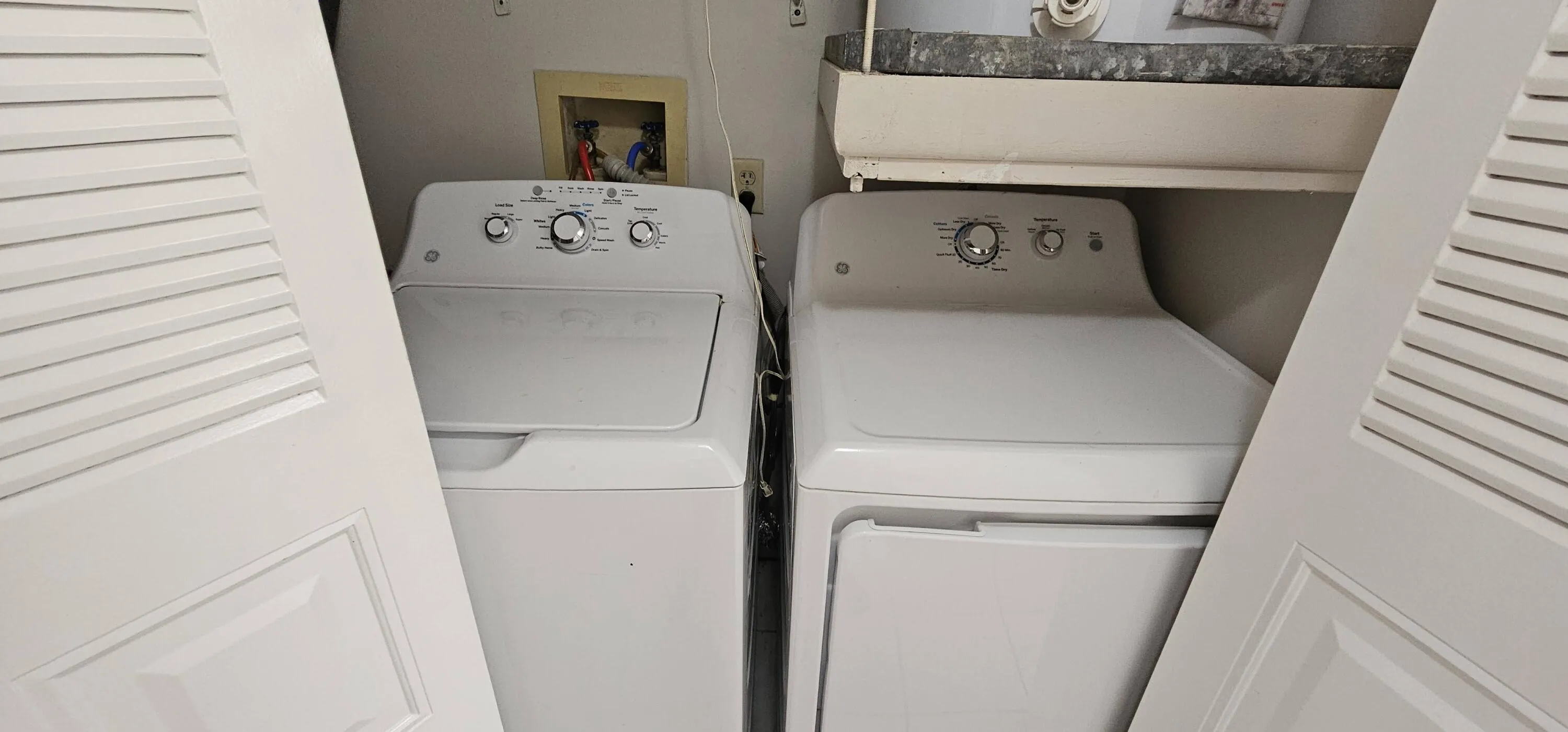 Washer and dryer