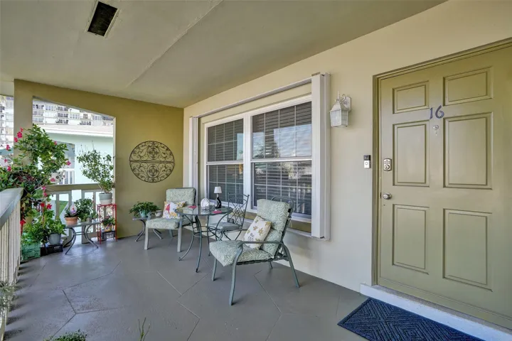 Entrance to unit #16