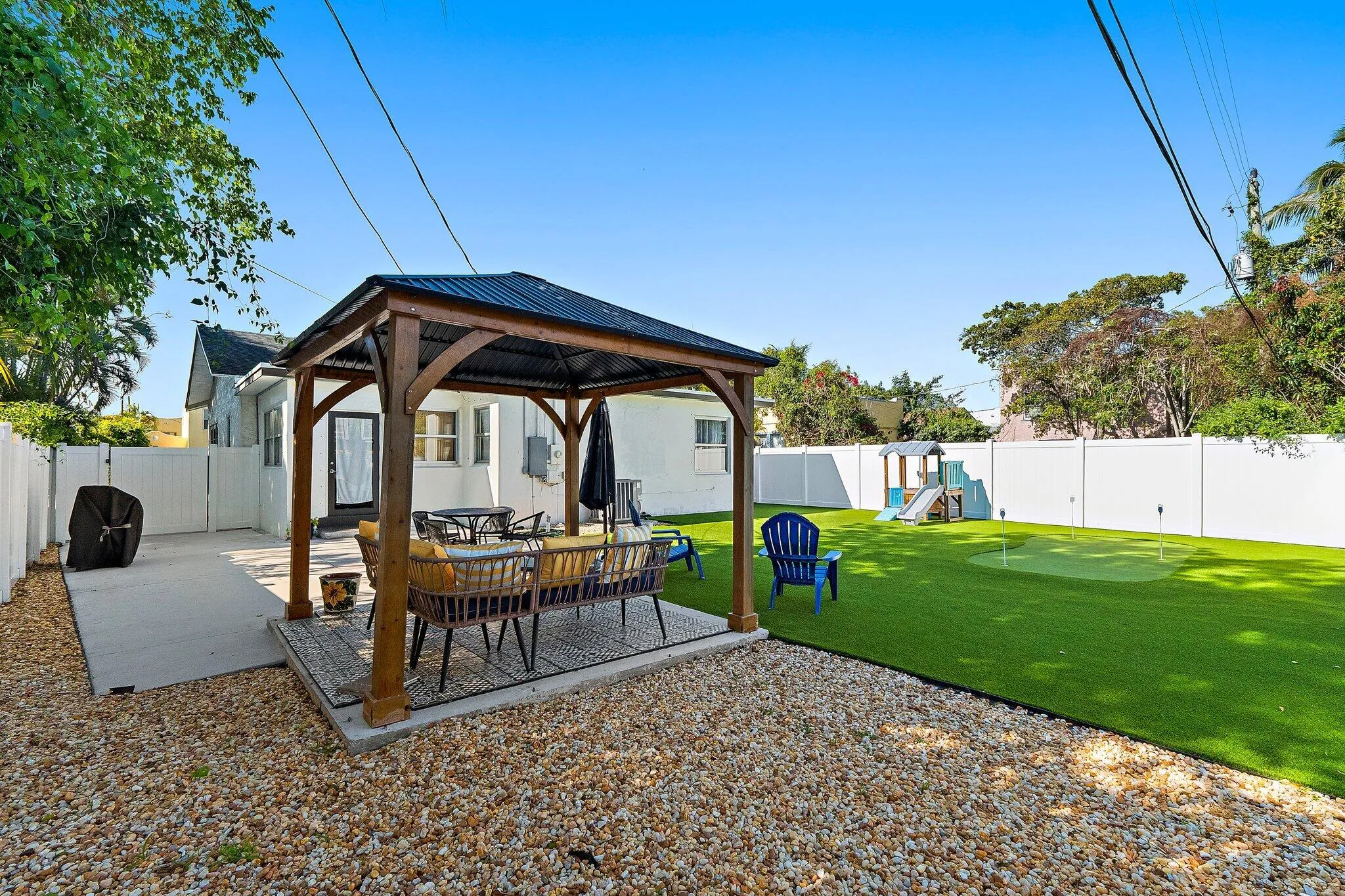 Cabana + Backyard