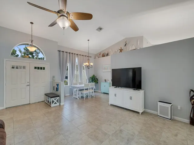 Front Door and Dining Room