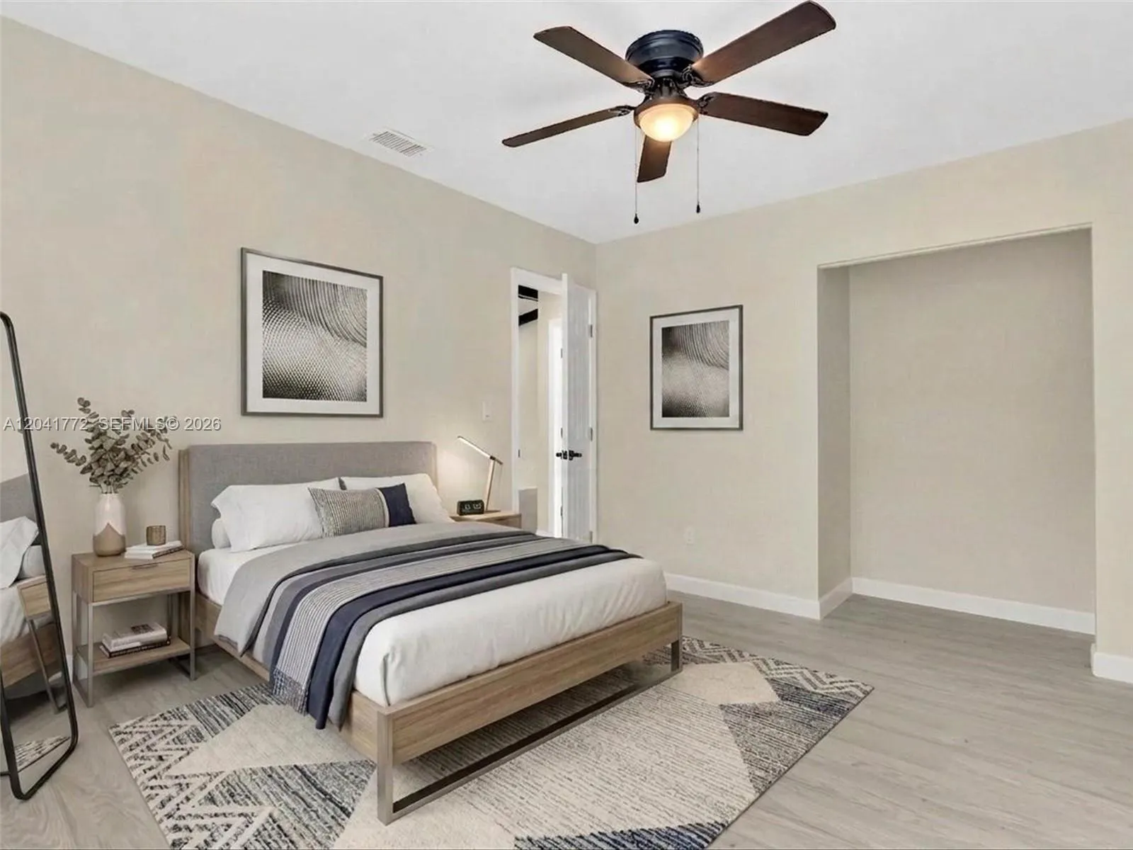 Bedroom 2Virtual staged photo.House For Rent8813 PARADISE CTTAMARAC, FL 33321(PARADISE ESTATES)786-600-0063