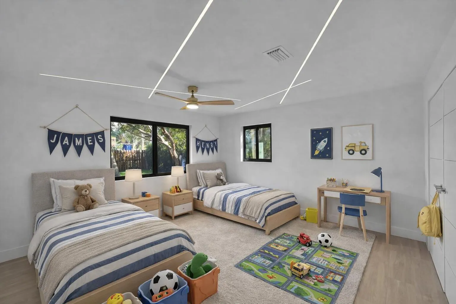 staged bedroom