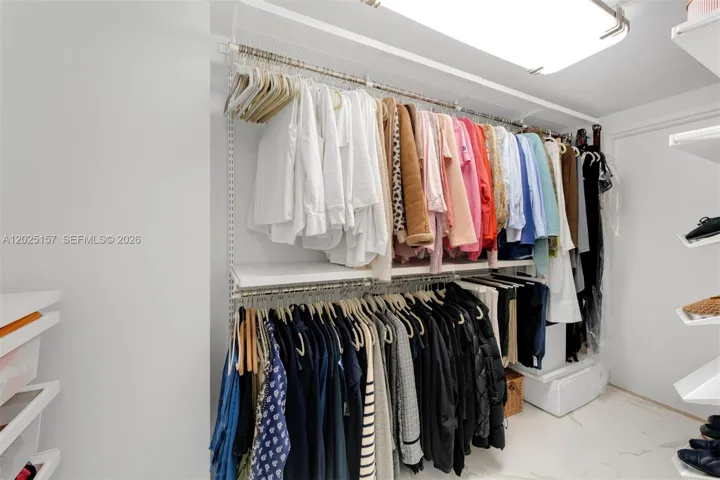 Large walk-in closet